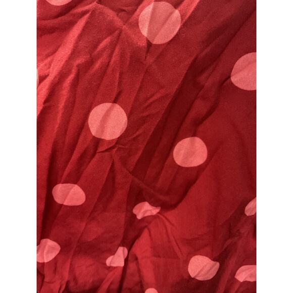 Maeve Orange Polka Dot Blouse - Size L - Picture 4 of 4